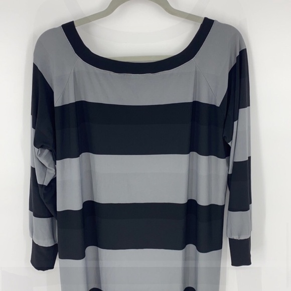 NORMA KAMALI Wide Stripe Shift Dress - Picture 8 of 14